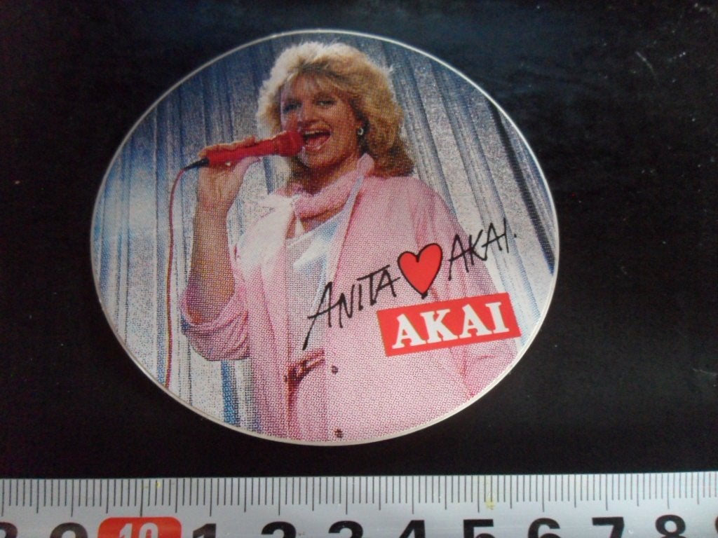 sticker POP anita meyer - anita loves AKAI *, Ophalen, Zo goed als nieuw