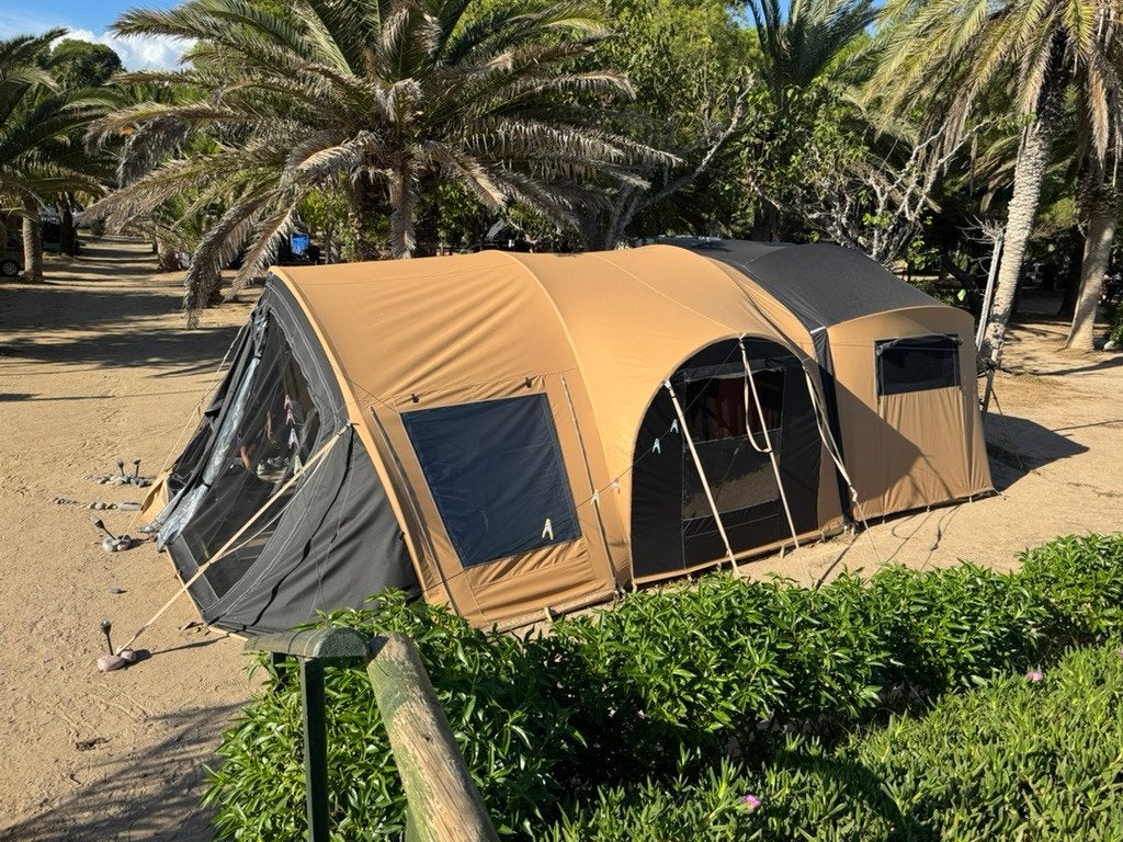Royale Cabanon Sunrider XL zeer goede staat - 5x7mtr, Ophalen, Beige, Cabanon, Meer dan 6