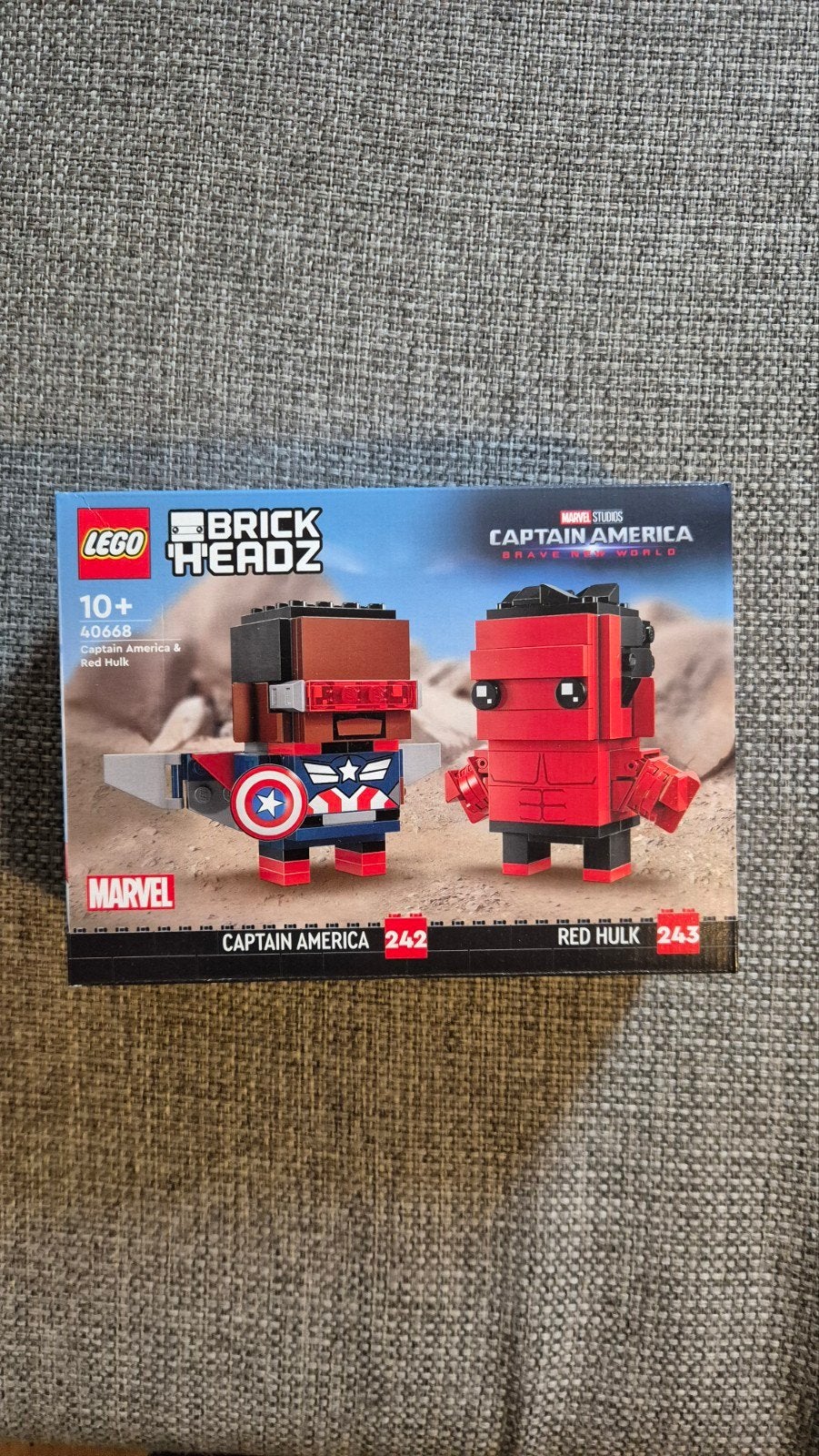 Lego Brickheadz 40668 Captain America & Red Hulk., Kinderen en Baby's, Speelgoed | Duplo en Lego, BrickHeadz, Lego, Nieuw, Ophalen of Verzenden