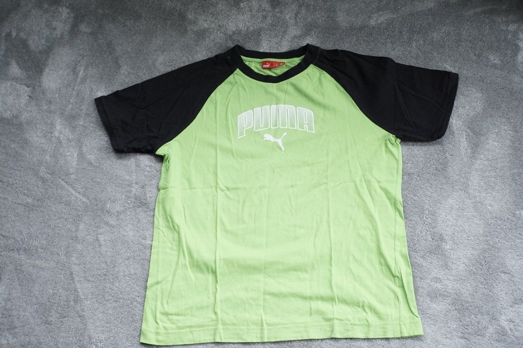 Leuk zgan groen/zwart t-shirt v Puma mt L, Kleding | Heren, T-shirts, Ophalen of Verzenden, Zo goed als nieuw, Groen, Puma