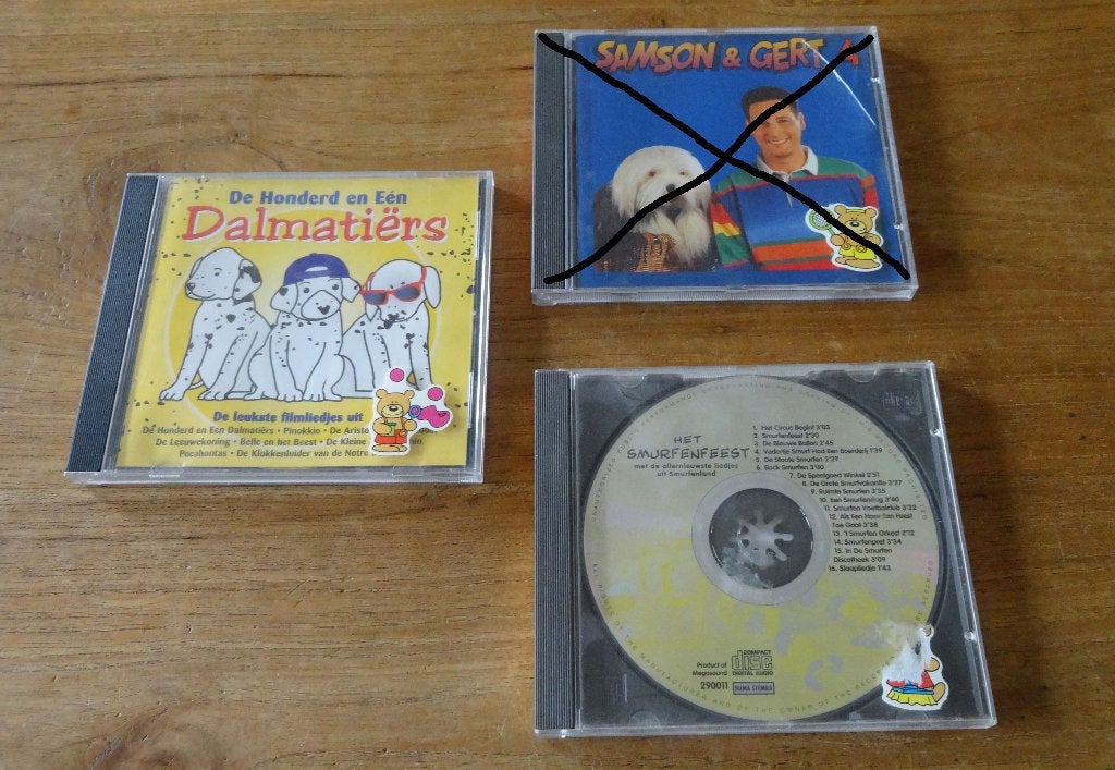 twee CD's met Kindermuziek (o.a. Disney) SETPRIJS, Ophalen of Verzenden, Gebruikt, Muziek, 6 tot 9 jaar