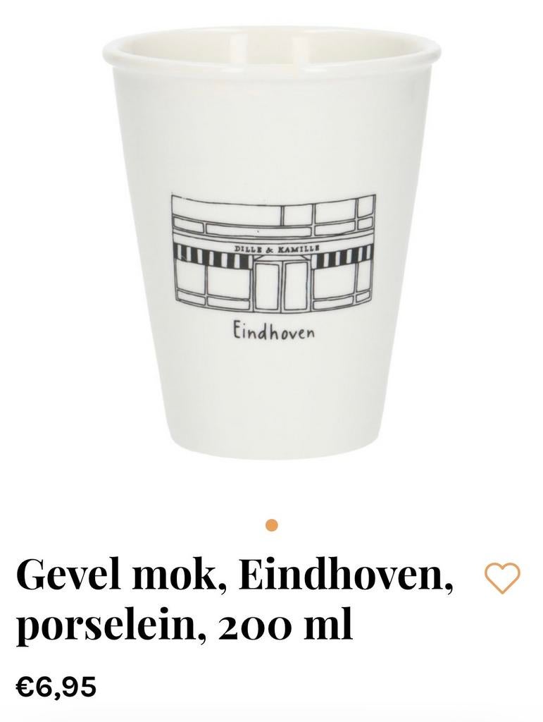 GEZOCHT: Dille & Kamille Gevel Mok Eindhoven, Nieuw, Ophalen of Verzenden, Overige stijlen, Kop(pen) en/of Schotel(s)