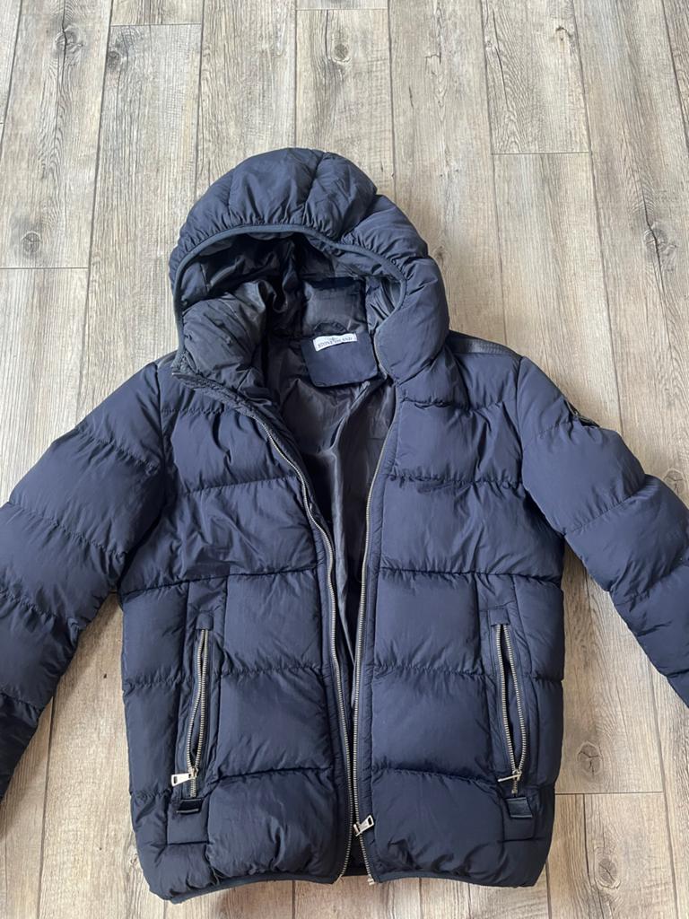 Stone Island Light Soft Shell-R Jas Zwart, Kleding | Heren, Jassen | Winter, Ophalen of Verzenden, Zo goed als nieuw, Maat 48/50 (M)
