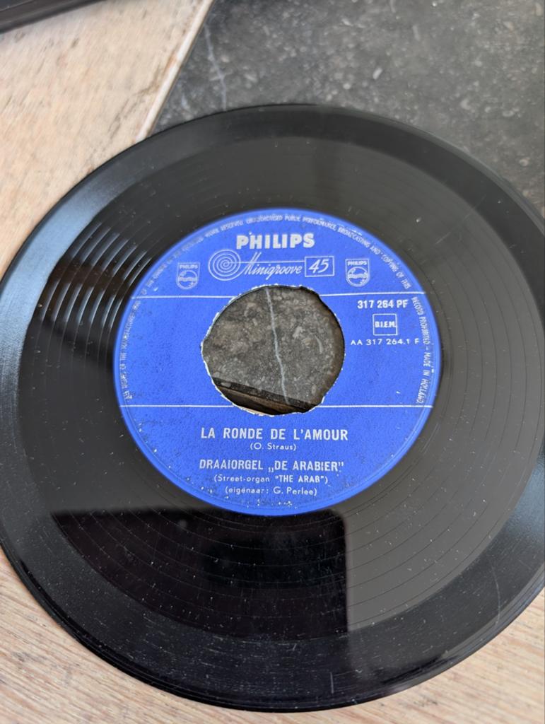 Draaiorgel de Arabier - La ronde de l'amour / La Paloma, Ophalen of Verzenden, Gebruikt, Nederlandstalig
