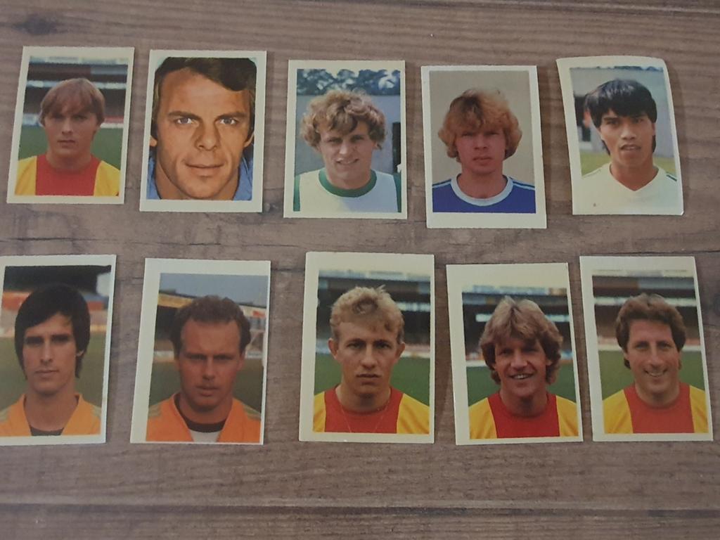 TOPVOETBAL 80/81 10 STICKERS, Ophalen of Verzenden, Buitenlandse clubs, Poster, Plaatje of Sticker