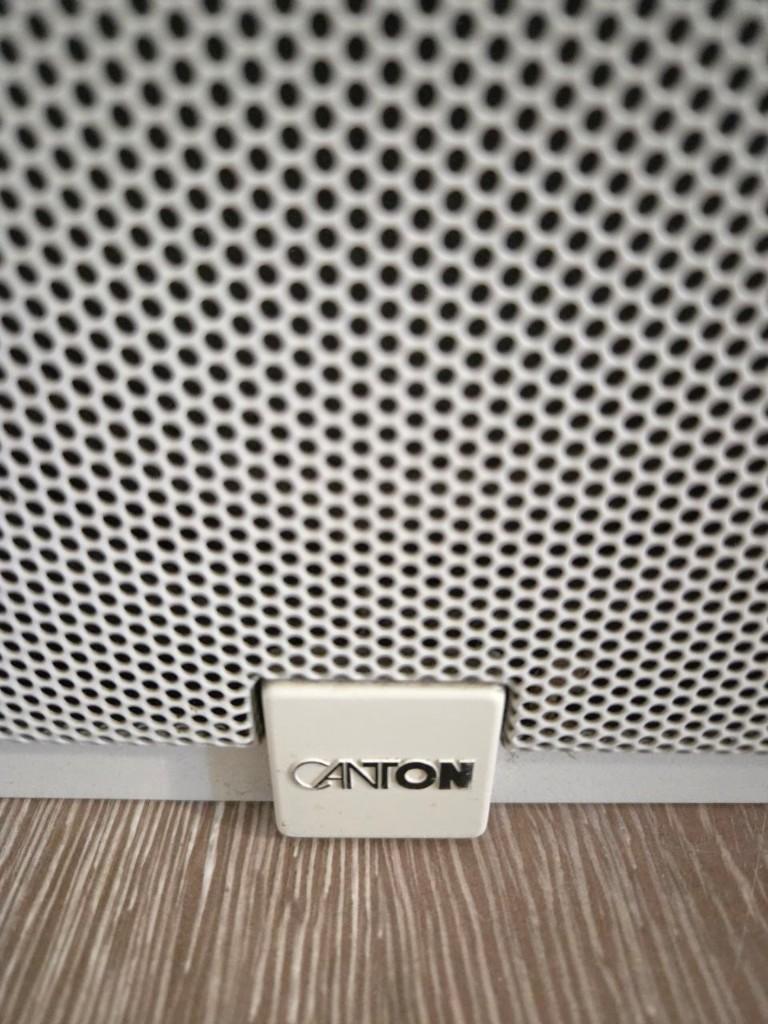 Vintage Canton Karat 20 Speakers Set Wit West Germany 50W, Overige merken, Gebruikt, Ophalen of Verzenden, Minder dan 60 watt