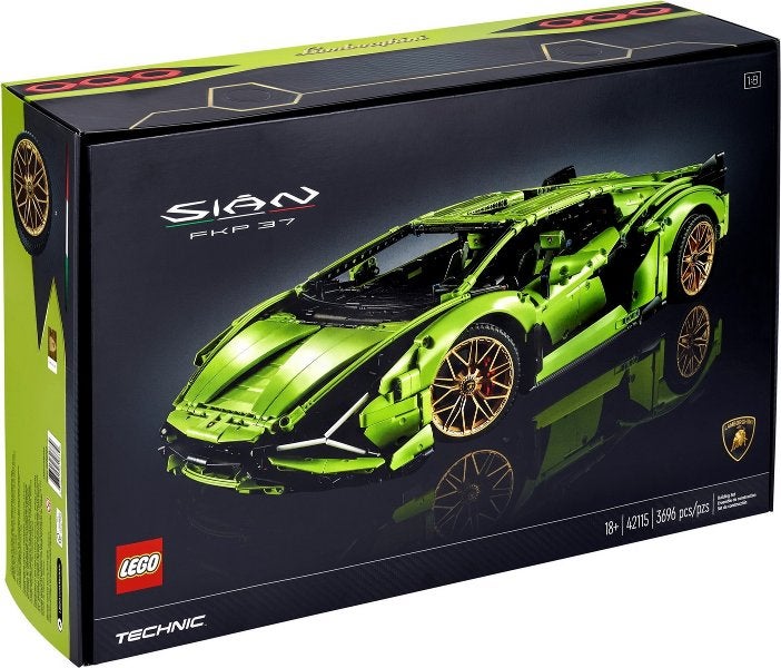NIEUW! - Lego Technic 42115 Lamborghini Sián FKP 37, Lego, Nieuw, Ophalen of Verzenden, Technic