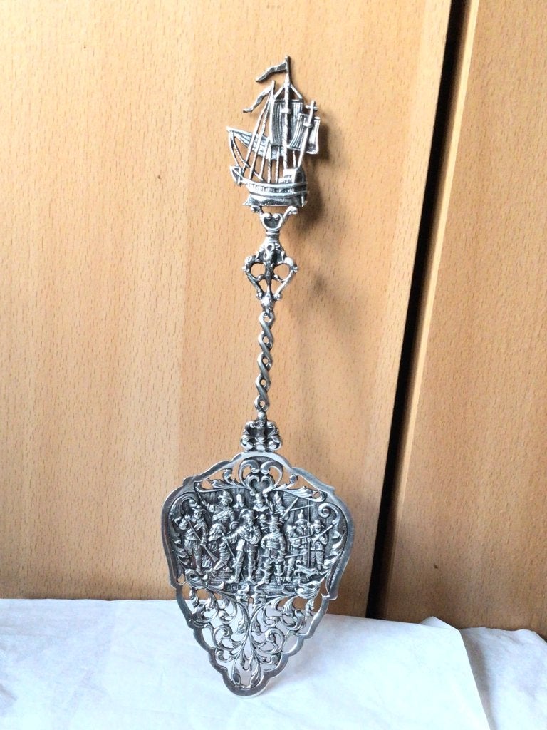 Zilveren taartschep, Ophalen of Verzenden, Zilver