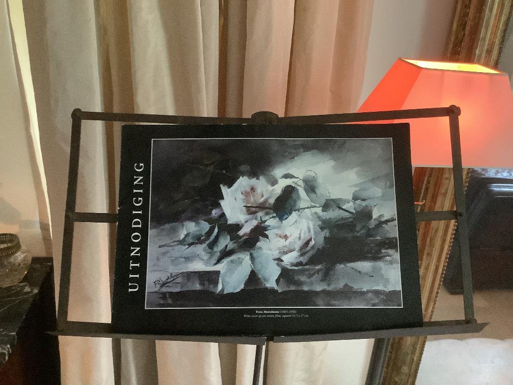 Brocante muziek standaard, Antiek en Kunst, Ophalen of Verzenden