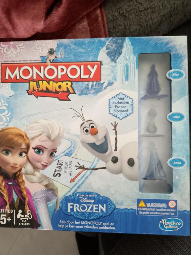 Disney frozen monopolie, Hobby en Vrije tijd, Gezelschapsspellen | Bordspellen, Ophalen of Verzenden