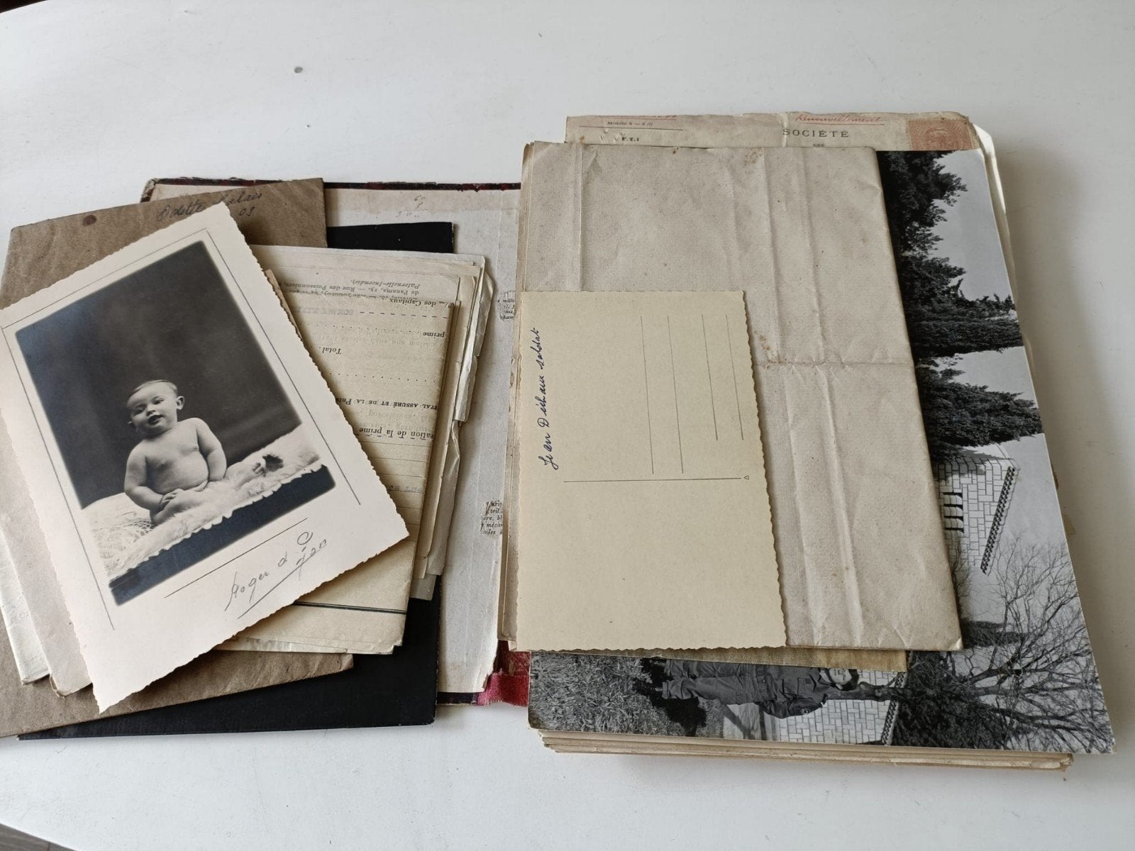Grote collectie Franse historische documenten (1900-1940), Antiek en Kunst, Ophalen of Verzenden