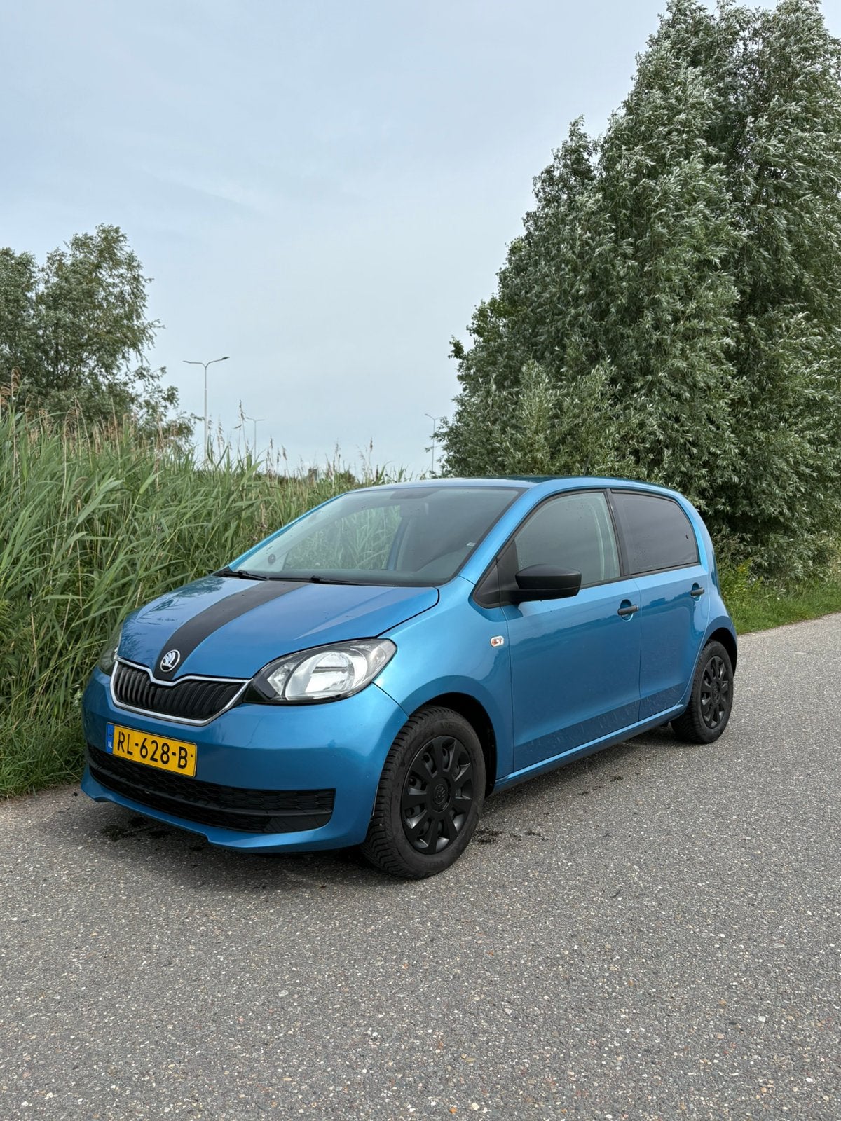 Skoda Citigo 1.0 60pk Greentech 2018 Blauw, Auto's, Voorwielaandrijving, Origineel Nederlands, Handgeschakeld, 999 cc