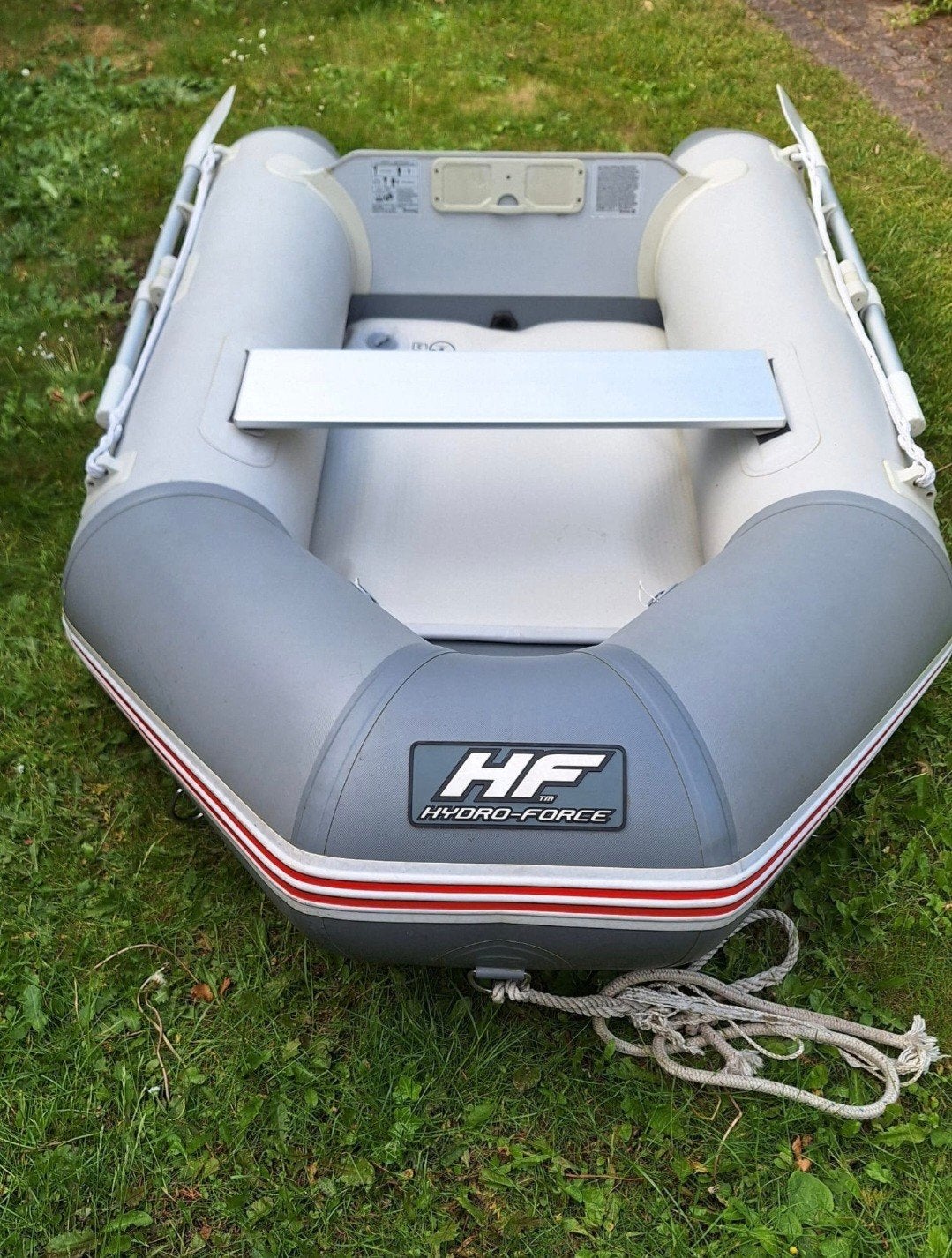 Hydro-Force Caspian 230 rubberboot, Ophalen, Peddels