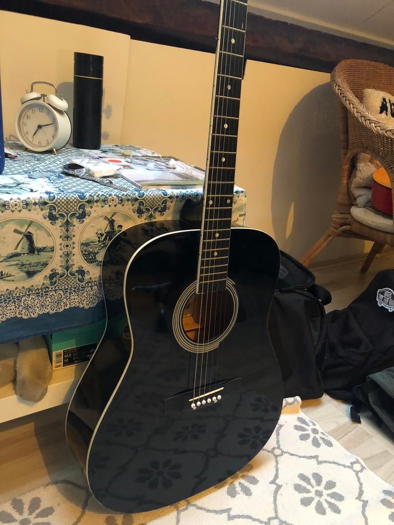 Neshville acoustic guitar, Muziek en Instrumenten, Snaarinstrumenten | Gitaren | Akoestisch, Ophalen, Gebruikt, Western- of Steelstringgitaar