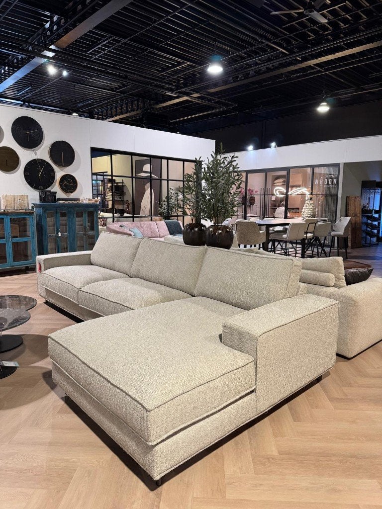 Hoekbank Arlanza G l Whoon | Meubilex l van €3381 voor €1999, 100 tot 125 cm, Hoekbank, Ophalen of Verzenden, Metaal