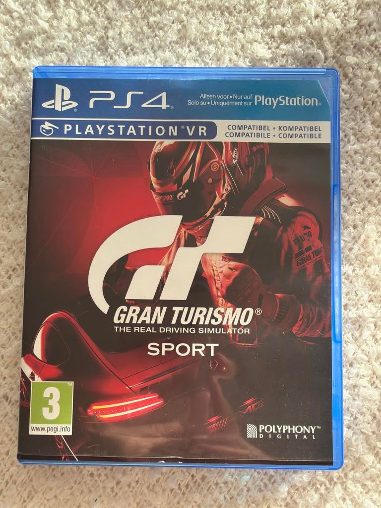 Gran Turismo Sport PS4, Gebruikt, Racen en Vliegen, Virtual Reality, Ophalen of Verzenden