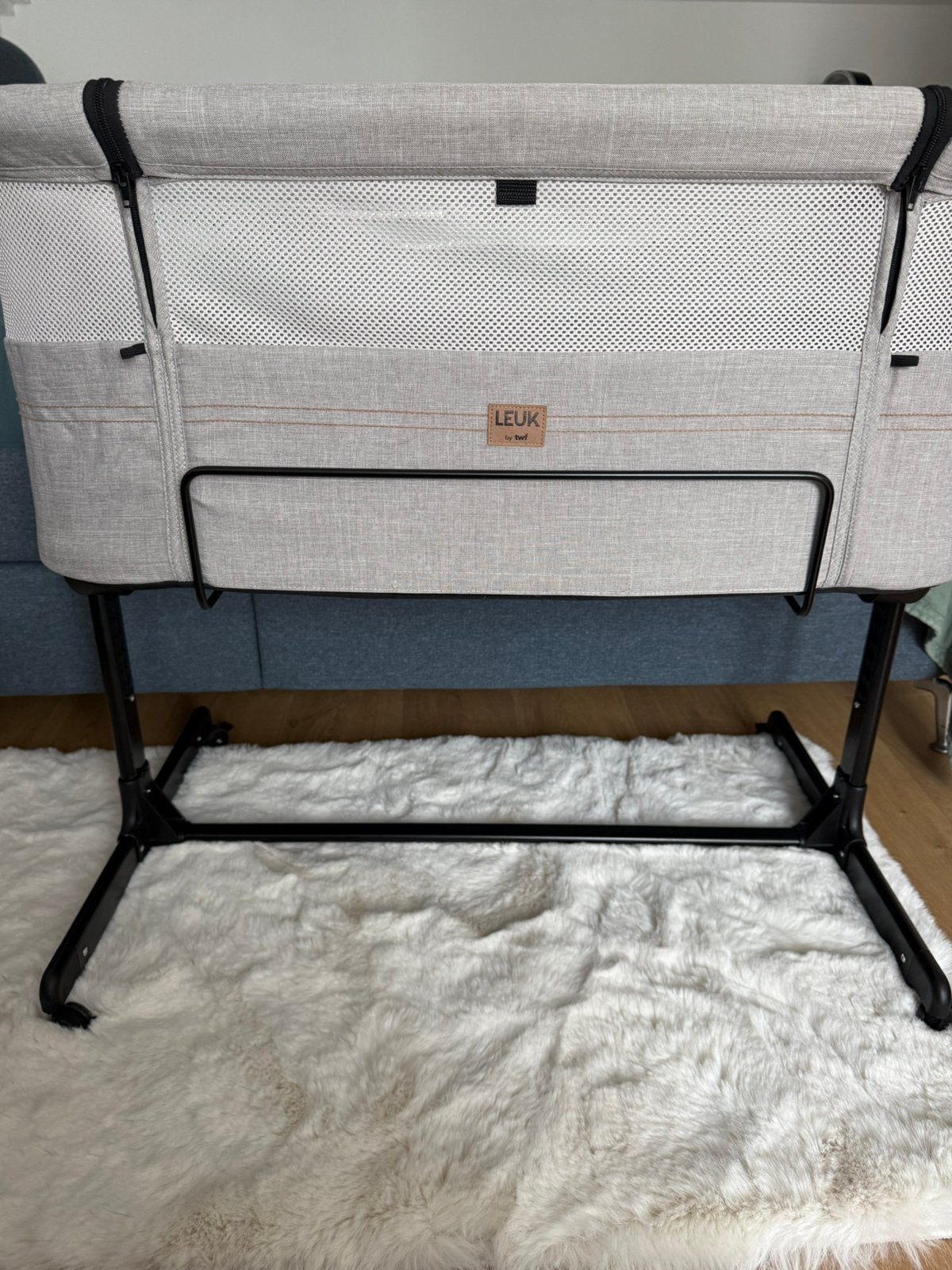 LEUK by TWF Co-Sleeper – Compleet met matras én draagtas, Ophalen, Zo goed als nieuw, Wieg