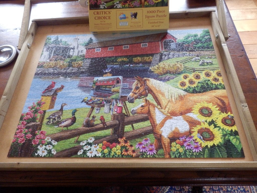 Critics' Choice 1000 Piece Jigsaw Puzzle by SunsOut Puzzles., Ophalen of Verzenden, 500 t/m 1500 stukjes, Zo goed als nieuw