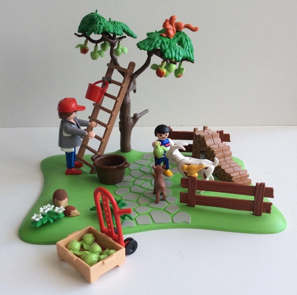 Playmobil 4146 appeloogst met geitjes, Ophalen of Verzenden, Gebruikt, Complete set