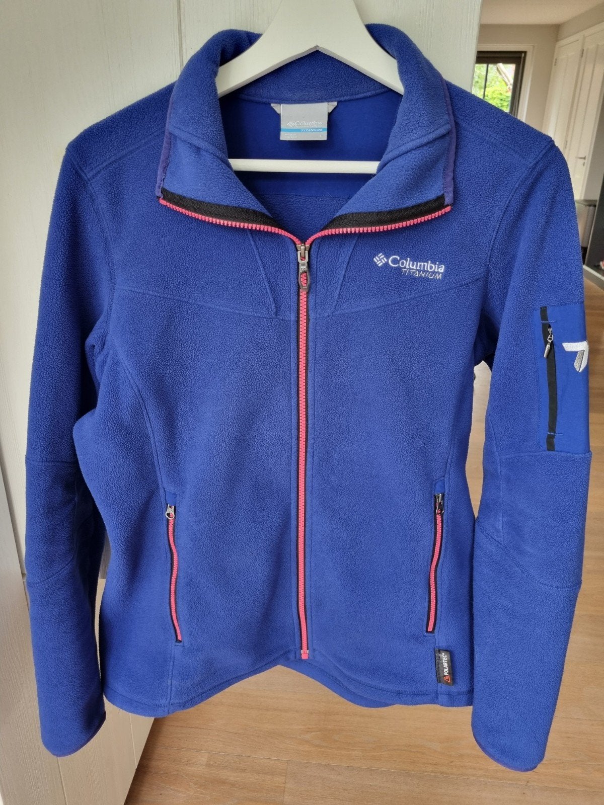 Outdoor fleece vest Columbia maat L, Kleding | Dames, Truien en Vesten, Columbia, Blauw, Maat 42/44 (L), Ophalen of Verzenden