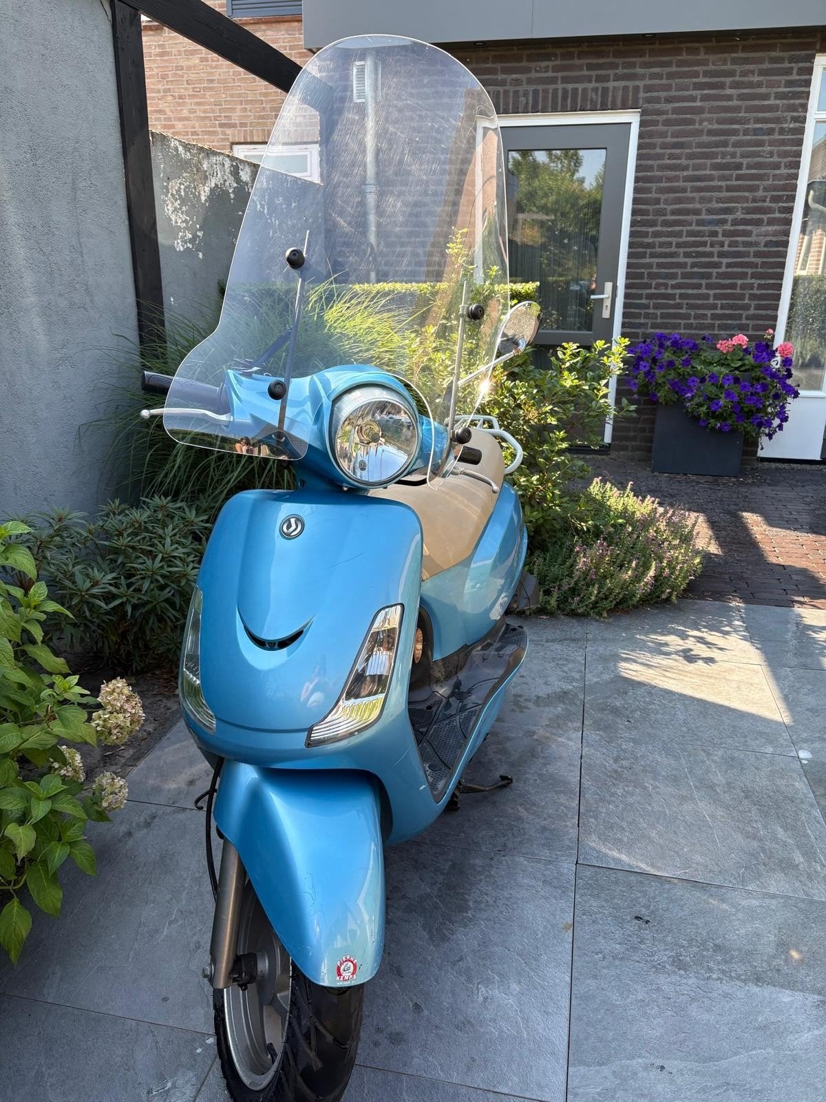 Sym Fiddle II Scooter - Blauw - Bouwjaar 2008 - 8184 km, Ophalen, Gebruikt, Benzine, SYM