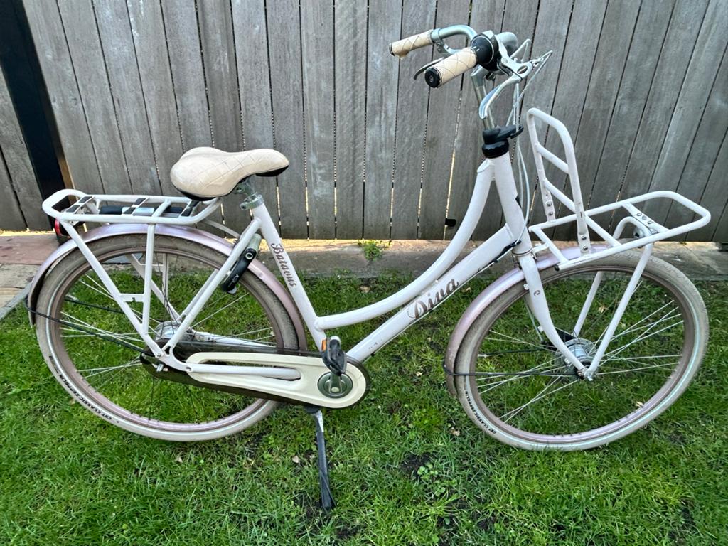 Batavus Diva Damesfiets, Fietsen en Brommers, Fietsen | Dames | Damesfietsen, Ophalen, Terugtraprem, Batavus, Zo goed als nieuw