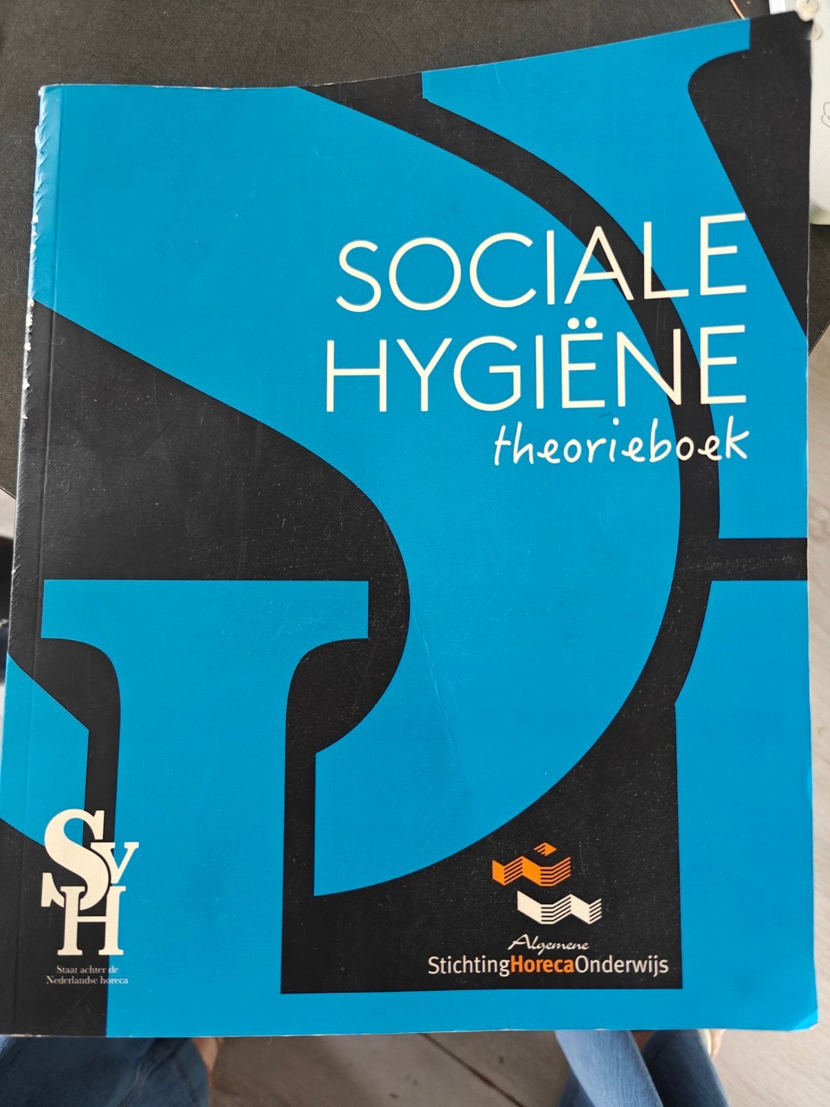 Sociale Hygiëne theorieboek - Stichting Horeca Onderwijs, Ophalen of Verzenden, Gelezen, MBO, Algemene Stichting Horeca Onderwijs