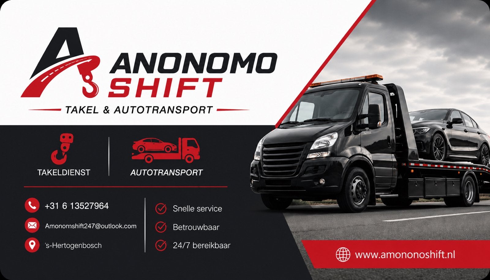 Takel en autotransport, Mobiele service, Overige werkzaamheden