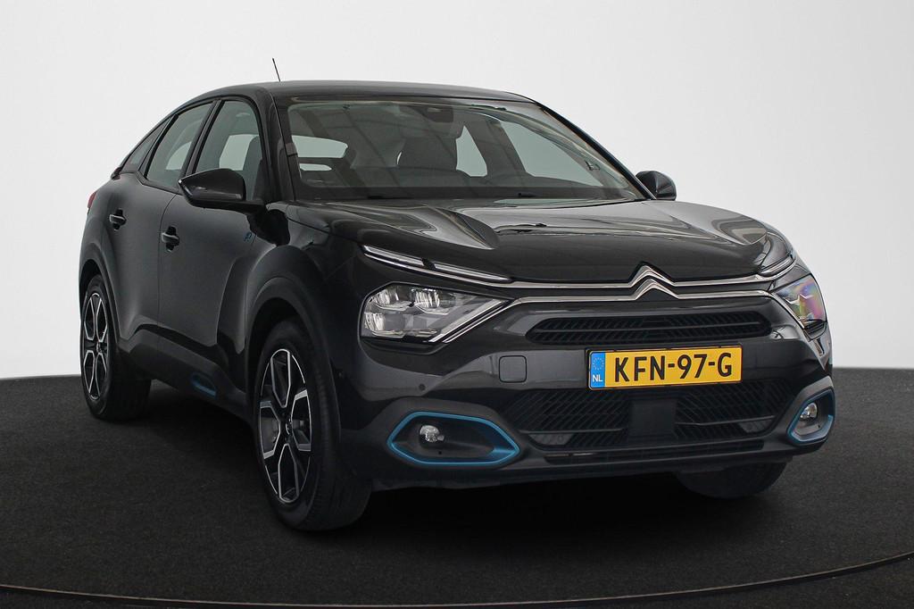 Citroen Ë-C4 Feel Pack 50 kWh Stoel-Stuur-Voorruitverwarmin, Zwart, E-C4, 315 min, SUV of Terreinwagen