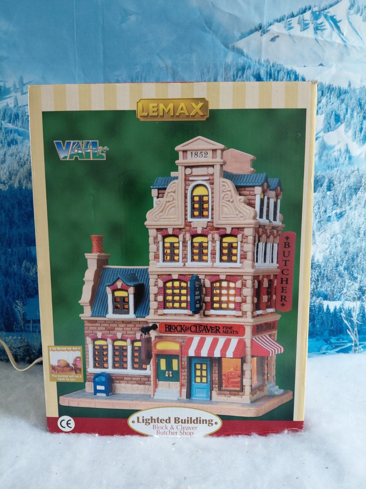 Lemax Block & Butcher Shop, Ophalen of Verzenden, Zo goed als nieuw