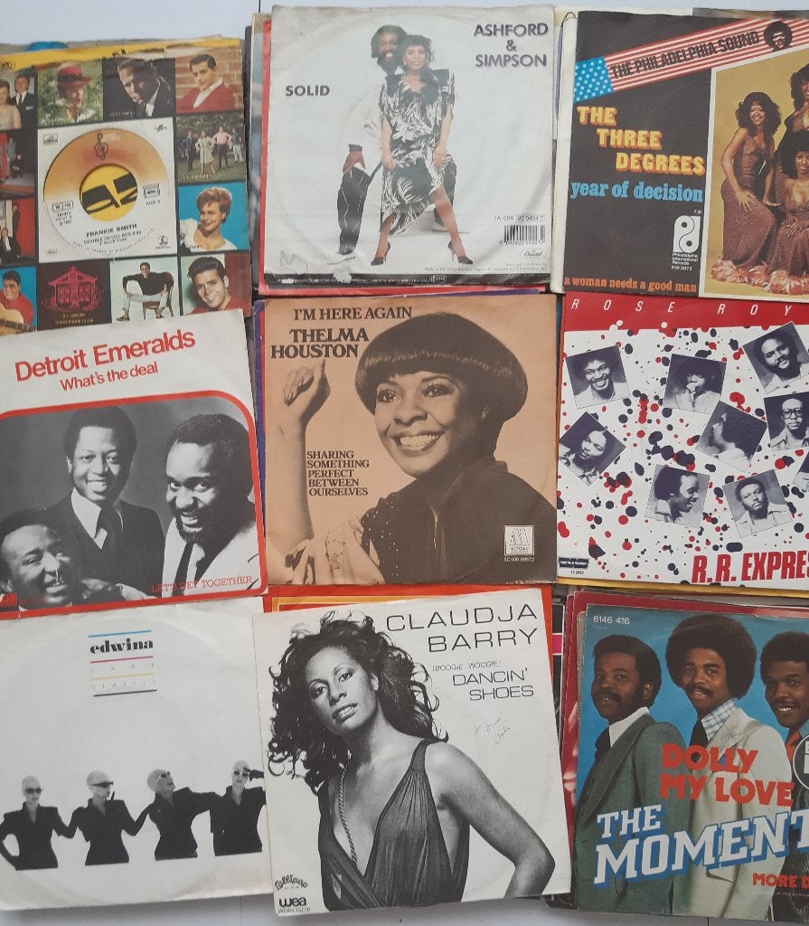 100 Disco - soul - funk - disco singles kopen of ruilen, Ophalen, Gebruikt, Overige genres, 7 inch