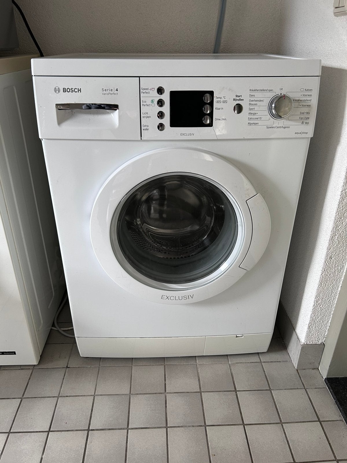 Wasmachine Bosch varioperfect serie 4, Ophalen, Gebruikt, Handwasprogramma, Voorlader