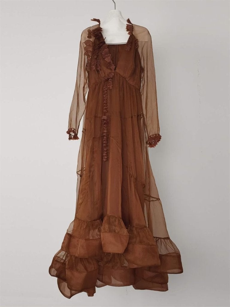 Luxe avond jurk Zimmermann, Kleding | Dames, Jurken, Verzenden, Zo goed als nieuw, Maat 38/40 (M), Onder de knie