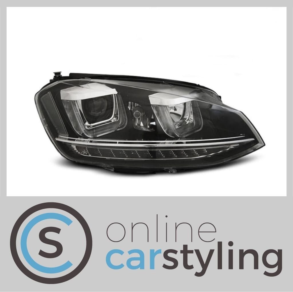 Koplampen VW Golf VII Dynamic LED Zwart, -, Volkswagen, -, Nieuw