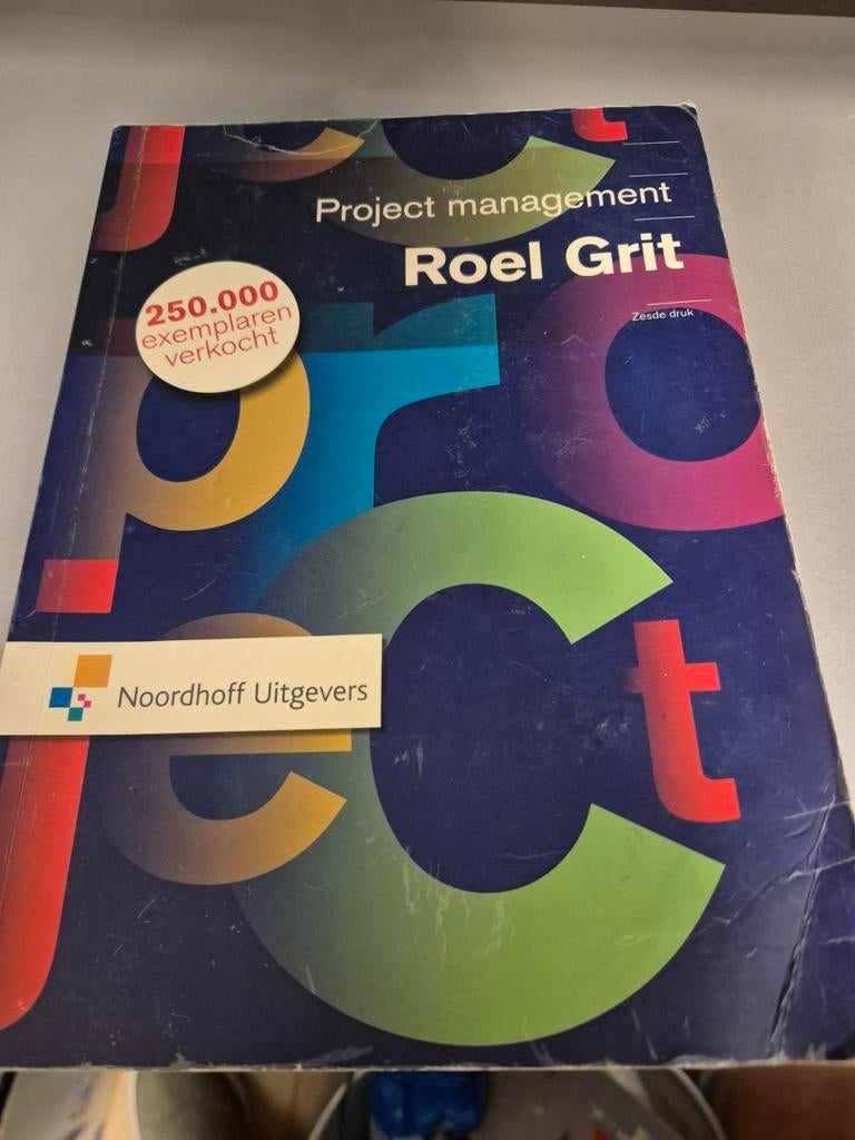 Project Management - Roel Grit (Noordhoff Uitgevers), Boeken, Studieboeken en Cursussen, Gelezen, Roel Grit, Gamma, HBO