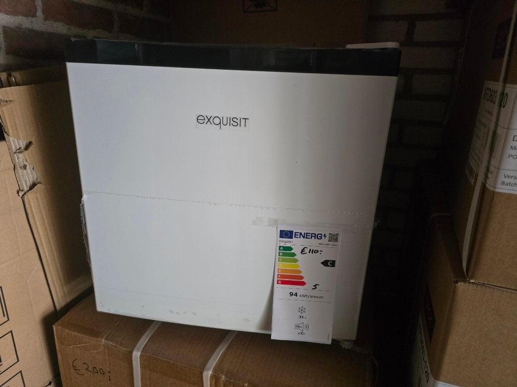 Nieuwe zuinige opzet mini vriezer 31 ltr H50 x B47,5 C klass, Minder dan 85 cm, Nieuw, Minder dan 60 cm, Energieklasse A of zuiniger