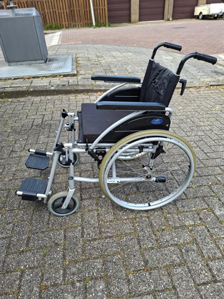 Opklapbare Excel G3-Eco lichtgewicht rolstoel., Diversen, Rolstoelen, Ophalen, Inklapbaar, Zo goed als nieuw, Duwrolstoel