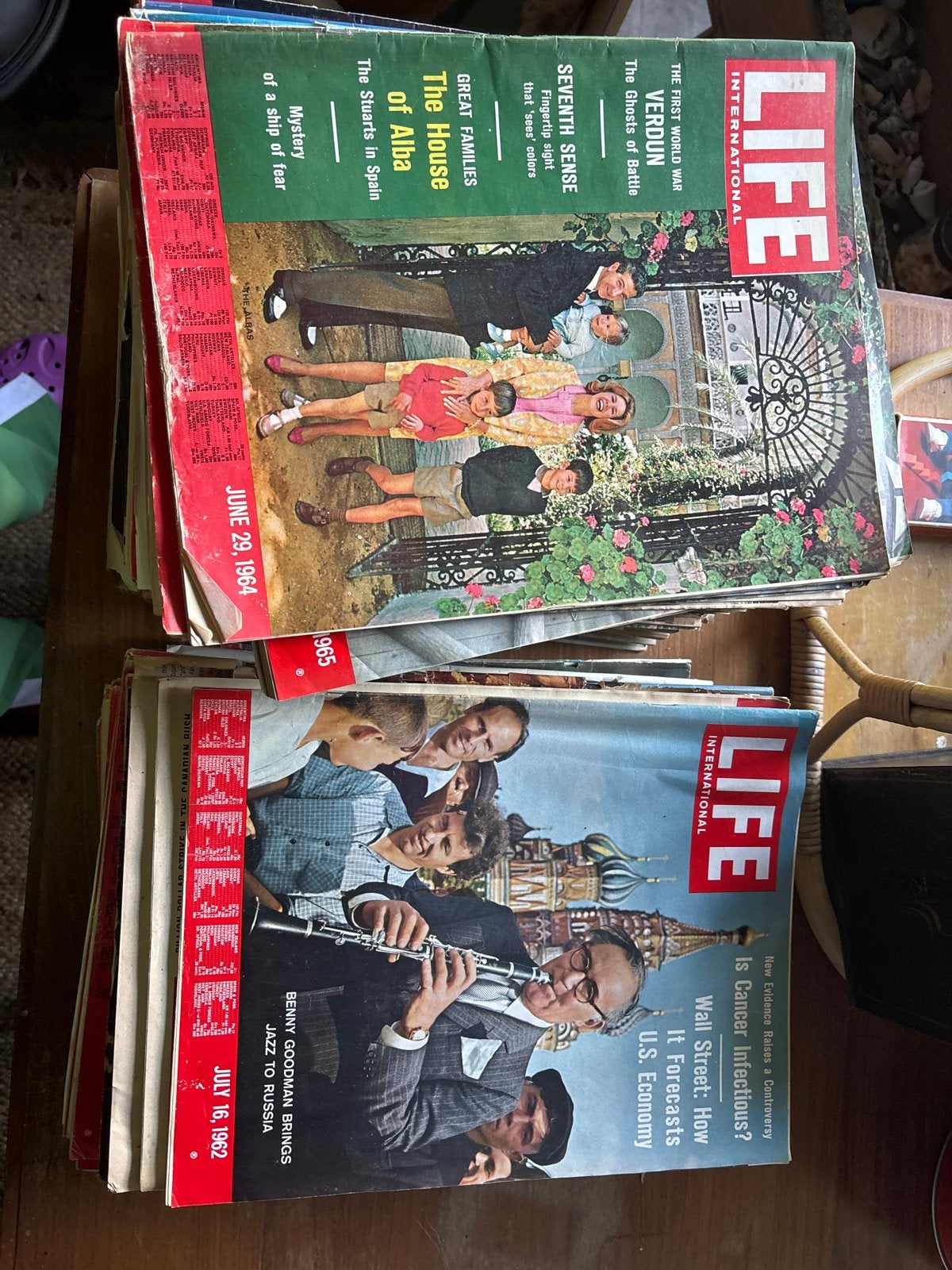 Grote stapel vintage LIFE magazines uit de jaren '60, Ophalen of Verzenden, Gelezen, Overige typen