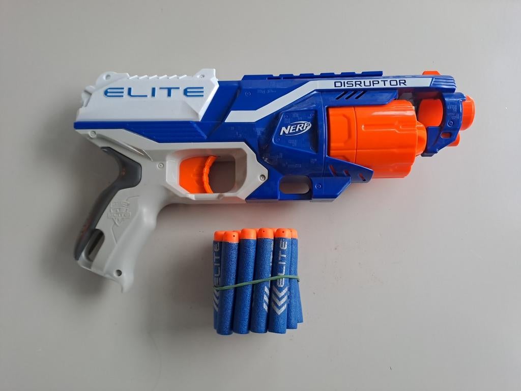 Nerf elite disruptor inclusief 20 pijlen, Ophalen of Verzenden, Zo goed als nieuw