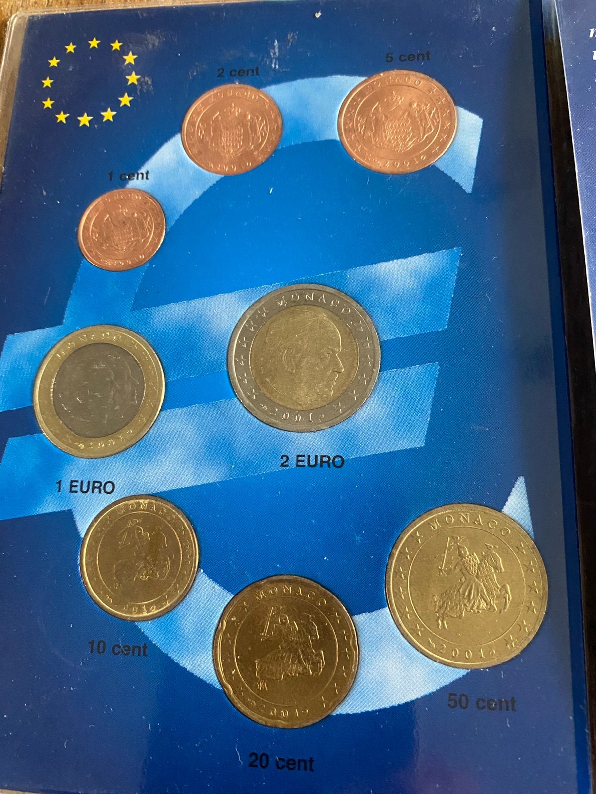 Te koop euro set monaco 2001 unc, Ophalen of Verzenden, Monaco, Overige waardes, Setje
