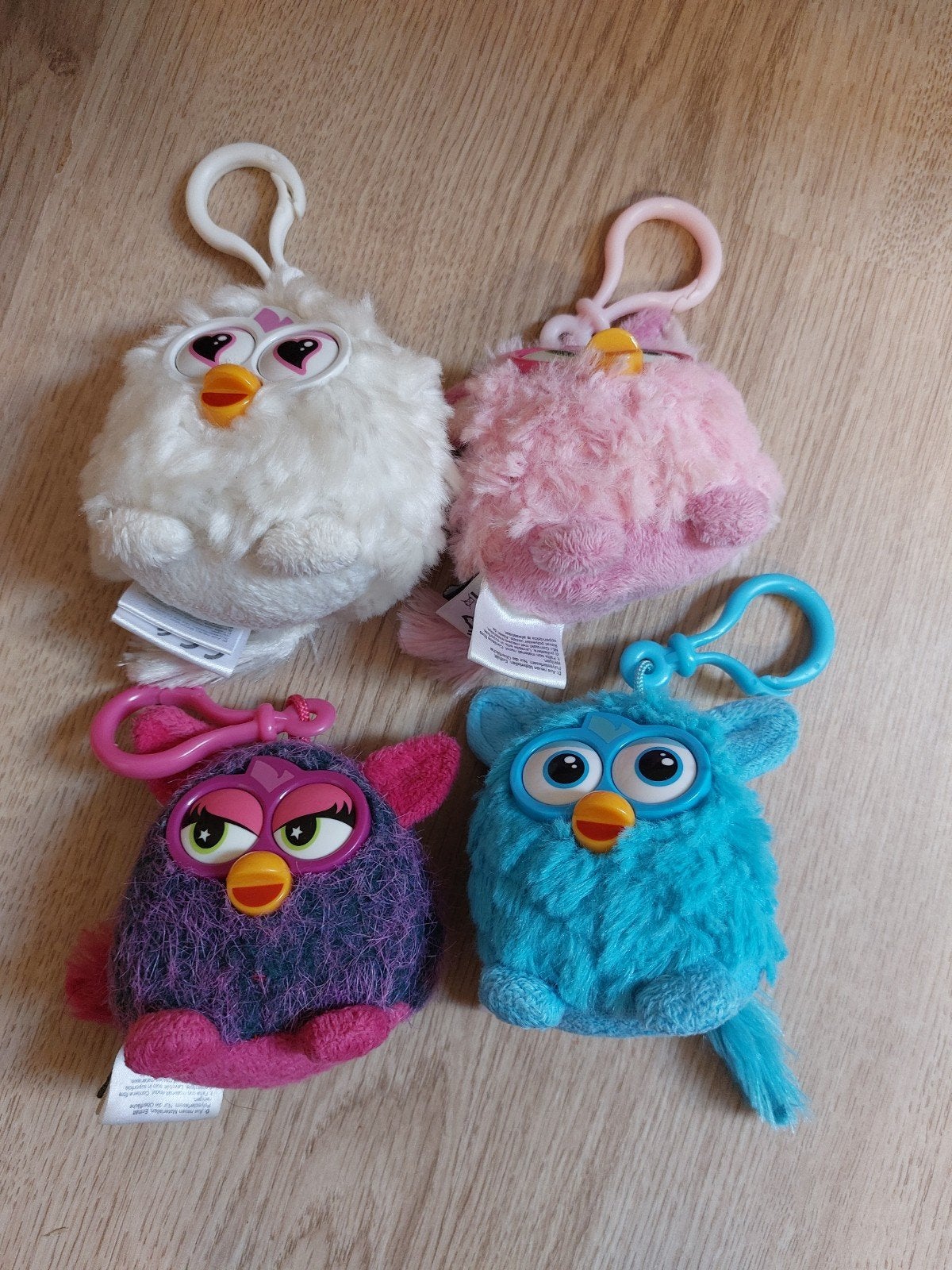4x Furby sleutelhanger knuffeltje, Ophalen of Verzenden