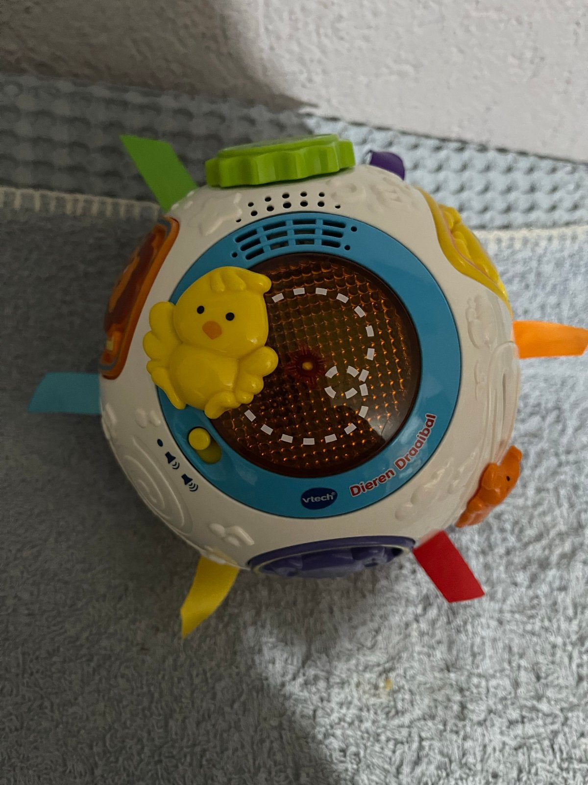VTech Dieren Draaibal - Interactief babyspeelgoed, Ophalen of Verzenden, Zo goed als nieuw, Overige typen, Met licht