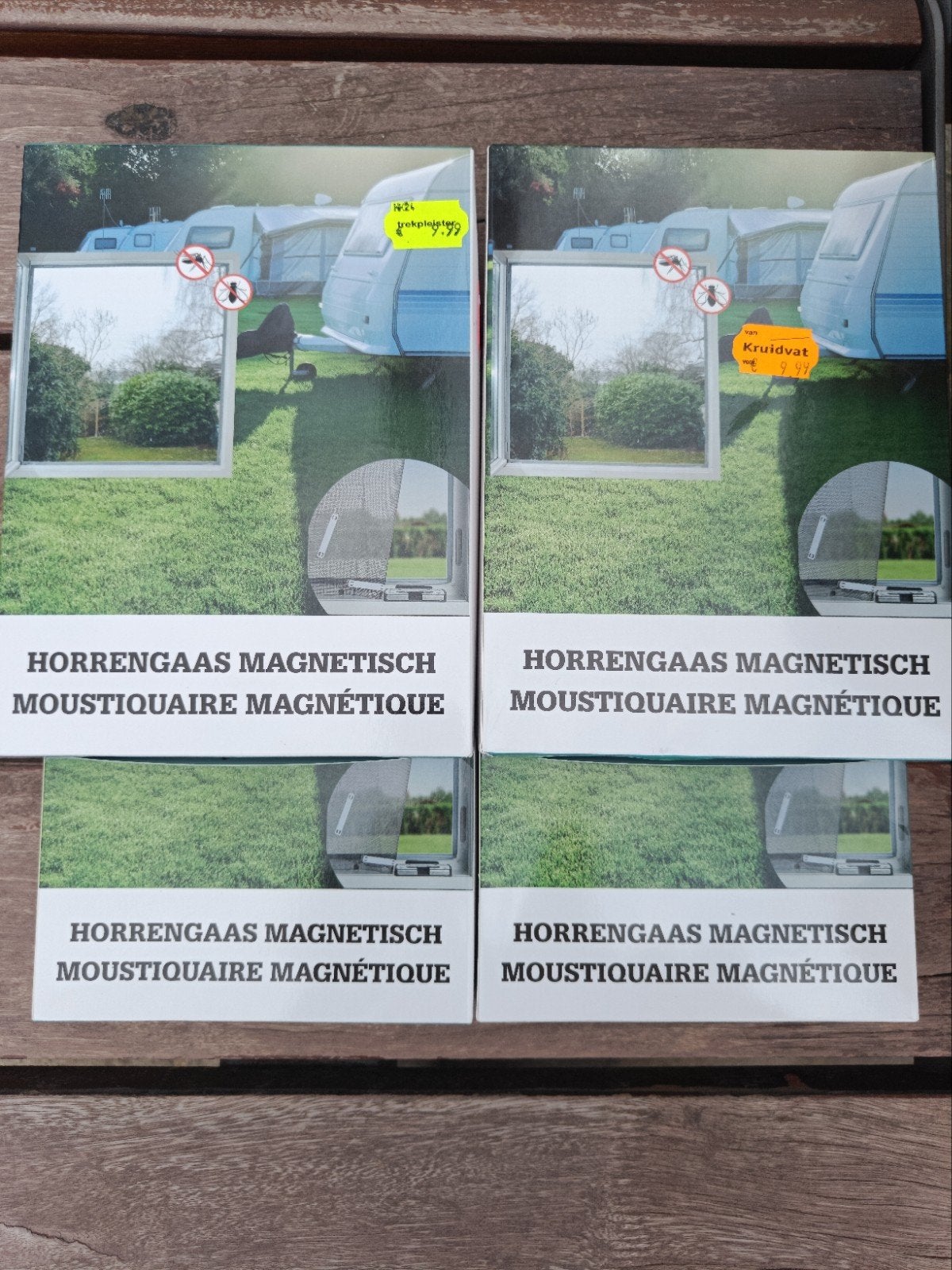 NIEUW 4 x Magnetisch raamscherm horrengaas 130x150cm, Ophalen of Verzenden, Nieuw