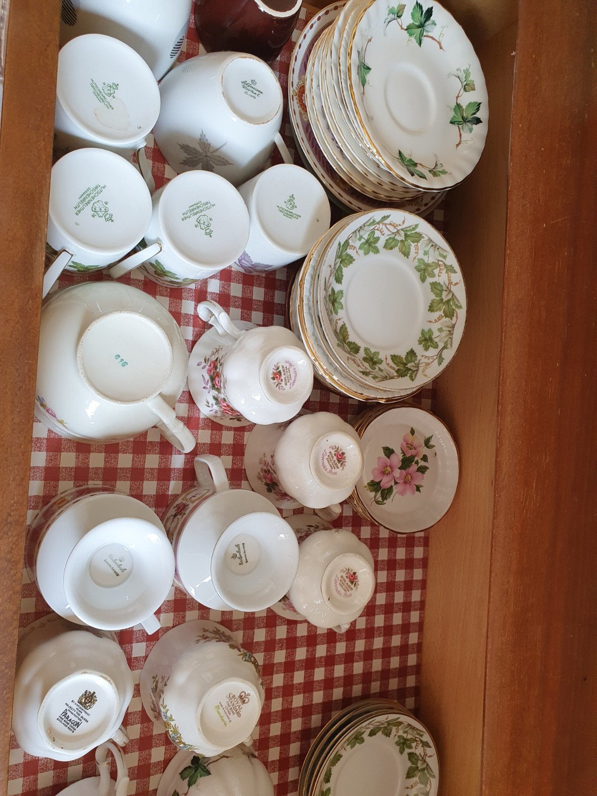 Vintage servies kopjes schotels Engels, Antiek en Kunst, Ophalen of Verzenden