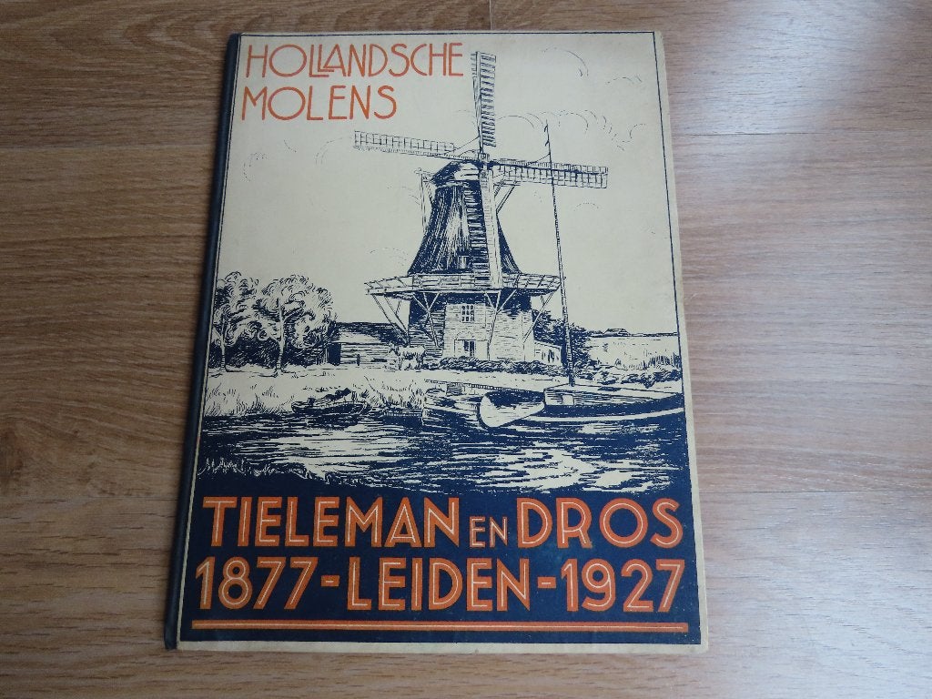 Hollandsche Molens, Tieleman Dros 1877-1927, 1930 kompleet, Ophalen of Verzenden, Gelezen, Plaatjesalbum