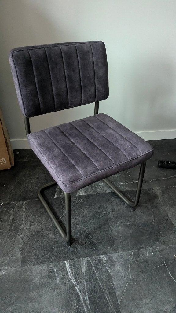 4 eetkamer stoelen, Huis en Inrichting, Ophalen, Zo goed als nieuw, Vier, Metaal