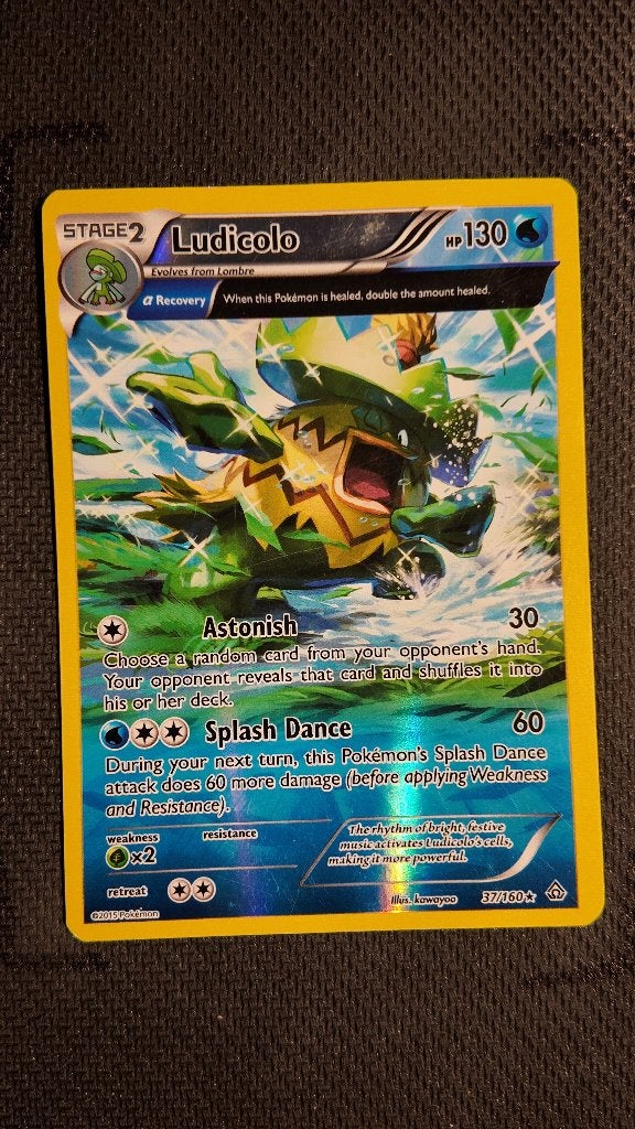 Ludicolo 37 Primal Clash | Pokemon kaart, Ophalen, Zo goed als nieuw, Losse kaart, Foil