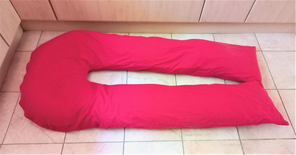 Zwangerschapskussen - voedingskussen - 130x60 cm - U-vorm, Ophalen of Verzenden, Zo goed als nieuw, Voedingskussen