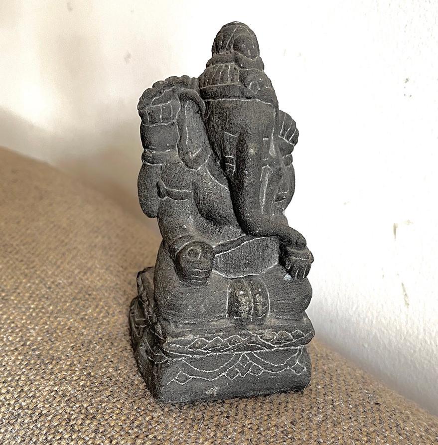 Stenen beeld Ganesha, Ophalen of Verzenden