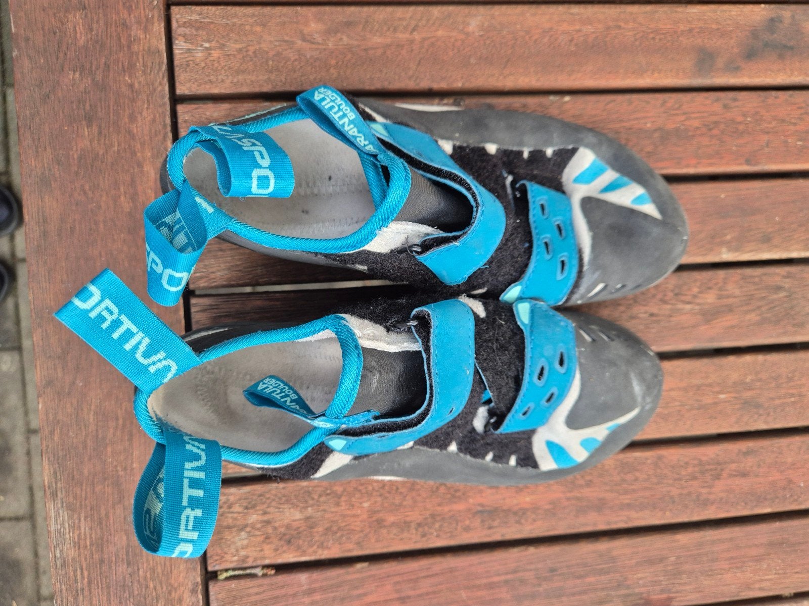 La Sportiva Klimschoenen - Maat 39.5, Sport en Fitness, Ophalen of Verzenden, Gebruikt, Klimsportschoenen